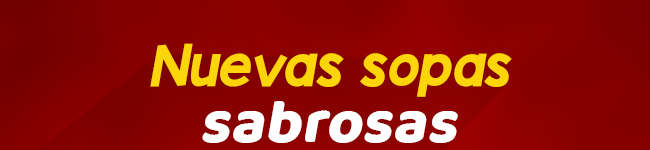 Nuevas sopas sabrosas