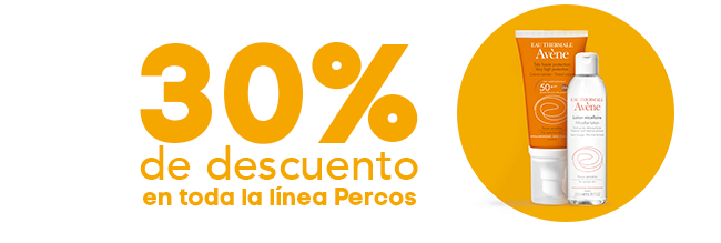 30% DE DESCUENTO EN TODA LA LÍNEA PERCOS