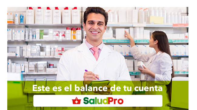 Este es el balance de tu cuenta - SaludPro