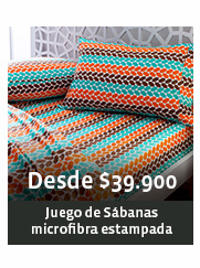 Desde $39.900 - Juego de Sábanas microfibra estampada