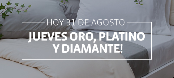 HOY 31 DE AGOSTO JUEVES ORO, PLATINO Y DIAMANTE!