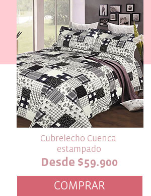 Cubrelecho Cuenca estampado Desde $59.900 COMPRAR