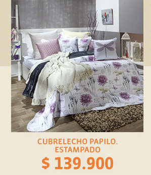 CUBRELECHO PAPILO. ESTAMPADO $ 139.900