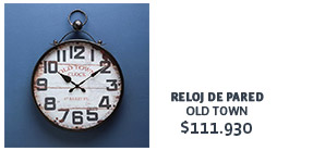 Reloj de pared Old Town $111.930