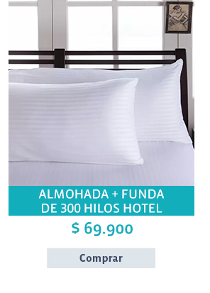 ALMOHADA + FUNDA DE 300 HILOS HOTEL