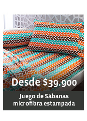 Desde $39.900 - Juego de Sábanas microfibra estampada