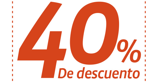 40% De descuento