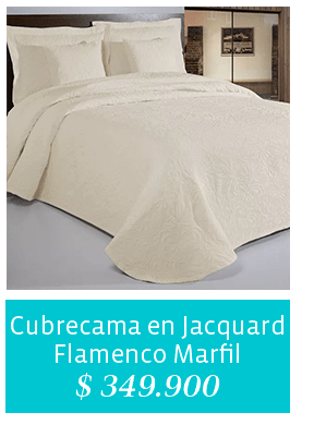 Cubrecama en Jacquard
Flamenco Marfil
$ 349.900