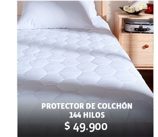 PROTECTOR DE COLCHÓN 144 HILOS $ 49.900