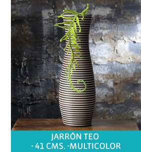 JARRÓN TEO - 41 CMS. -MULTICOLOR