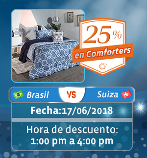 25% en comfortes