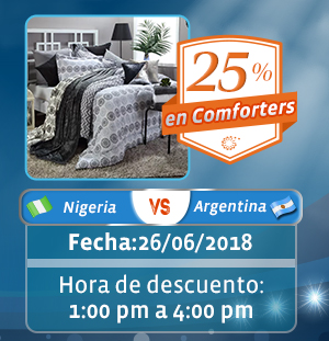 25% en Comforters