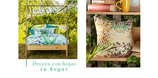 Decora con hojas tu hogar