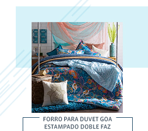 Forro para duvet goa estampado doble faz