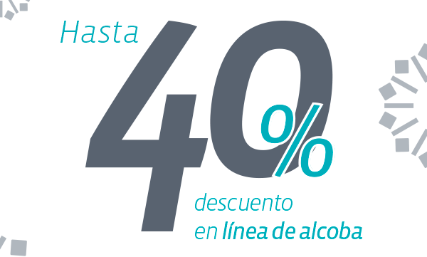 Hasta 40% de descuento en línea de alcoba