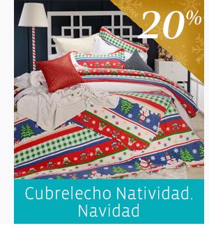 Cubrelecho Natividad navidad