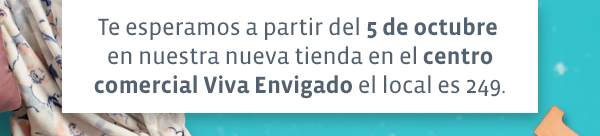 Te esperamos a partir del 5 de octubre en nuestra nueva tienda en el centro comercial Viva Envigado el local es 249.