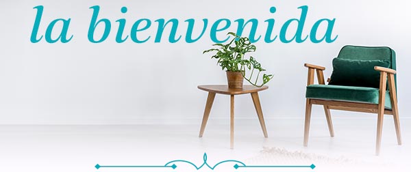 la bienvenida