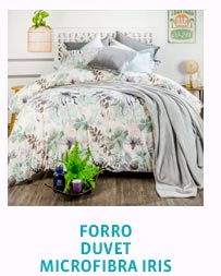 FORRO DUVET MICROFIBRA IRIS