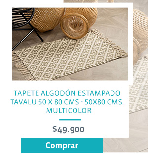 TAPETE ALGODÓN TAVALU - MULTICOLOR | DESDE: $49.900