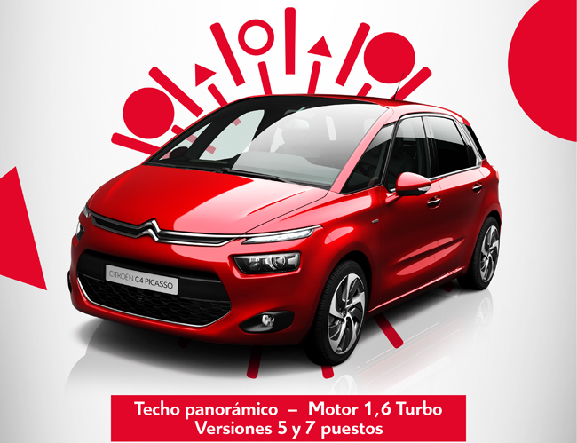 Techo panorámico - Motor 1,6 Turbo Versiones 5 y 7 puestos