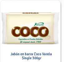 Jabón en barra Coco Varela Single 300gr