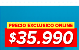 Precio exclusivo online $35.990