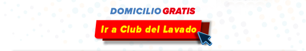 Domicilio Gratis. Ir al club del lavado