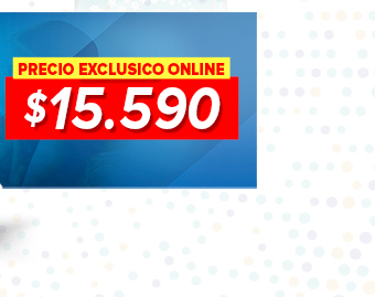 Precio exclusivo online $15.590