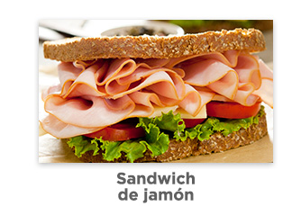 Sandwich de jamón