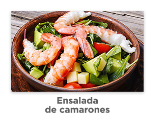 Ensalada de camarones