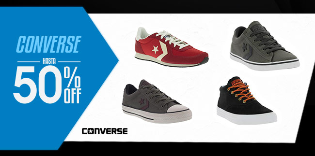 CONVERSE HASTA 50%OFF