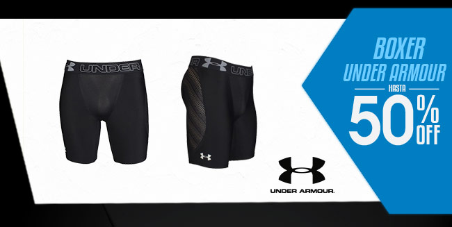 BOXER UNDER ARMOUR HASTA 50%OFF