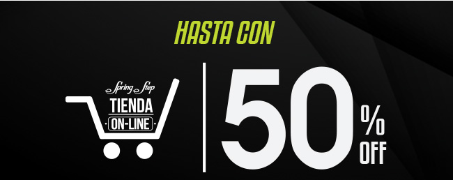 HASTA CON 50%Off