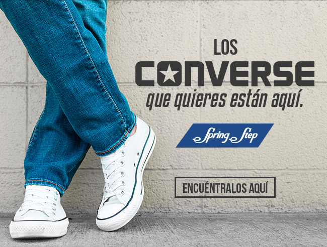 LOS CONVERSE QUE QUIERES ESTÁN AQUÍ. SPRING STEP ENCUÉNTRALOS AQUÍ