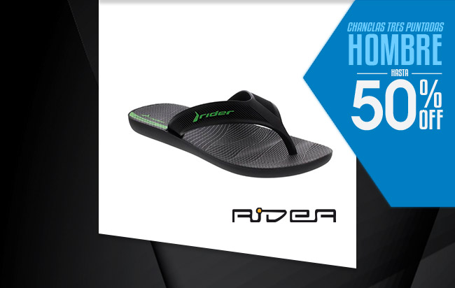 CHANCLAS TRES PUNTADAS HOMBRE HASTA 50%OFF -RIDER-