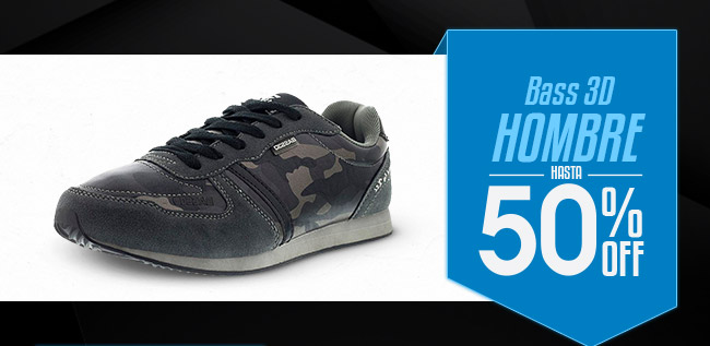 BASS 3D HOMBRE HASTA 50%OFF