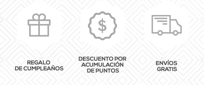 Regalo de cumpleaños - Descuento por acumulación de puntos - Envíos gratis.