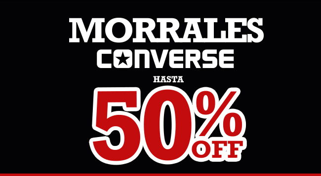 MORRALES CONVERSE HASTA 50% OFF