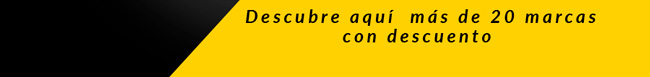 Descrubre aquí más de 20 marcas con descuento