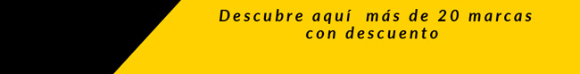 Descrubre aquí más de 20 marcas con descuento