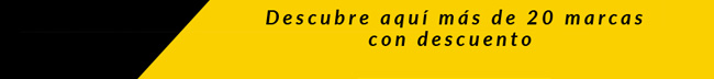 Descubre aquí más de 20 marcas con descuento