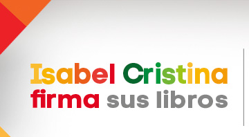 Isabel Cristina firma sus libros