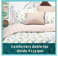 Comforters doble-faz desde $119.900