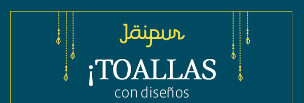 ¡TOALLAS CON DISEÑOS