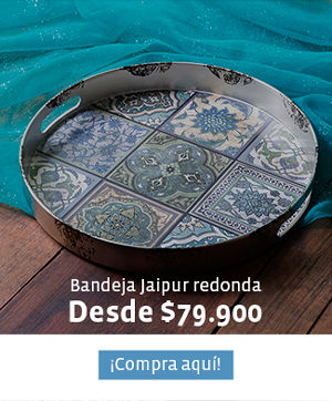 Bandeja Jaipur redonda - Desde $79.900 - Compra aquí