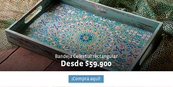 Bandeja Celestial rectangular - Desde $59.900 - Compra aquí