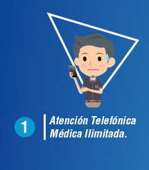 1Atención Telefónica  Médica Ilimitada.